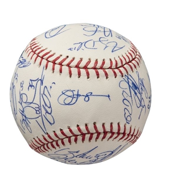 2012 A.L. Champion Detroit Tigers Team Signed Baseball With 34 Signatures